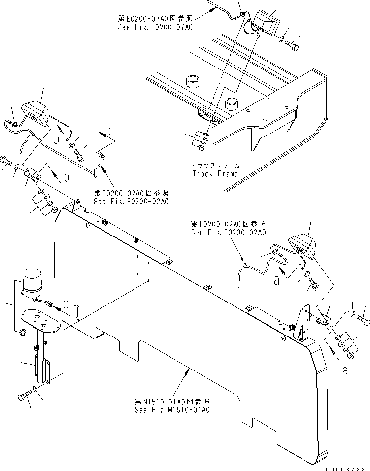 Фонарь 8233-06-1130 KOMATSU