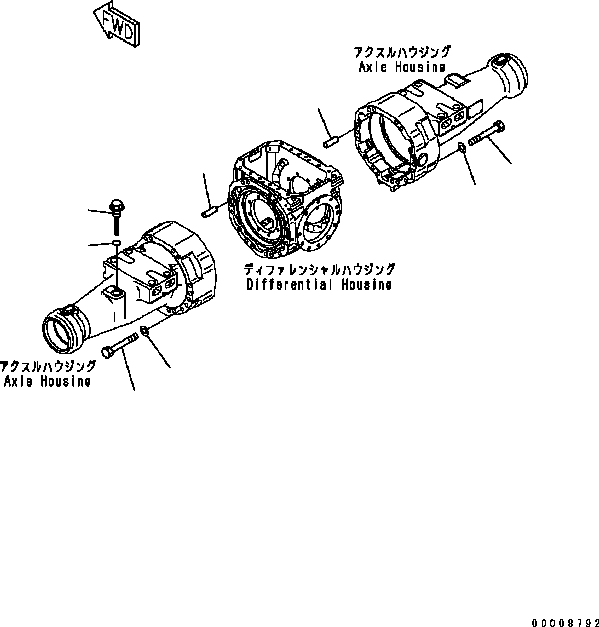 болт 01011-61675 KOMATSU