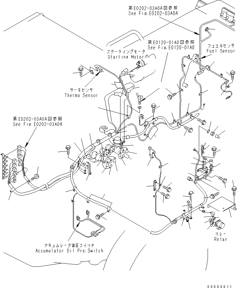 Жгут проводов 23B-06-41374 KOMATSU