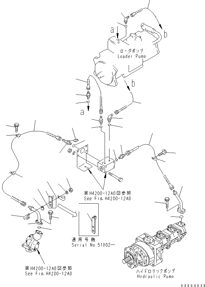 Угольник 07236-50522 KOMATSU