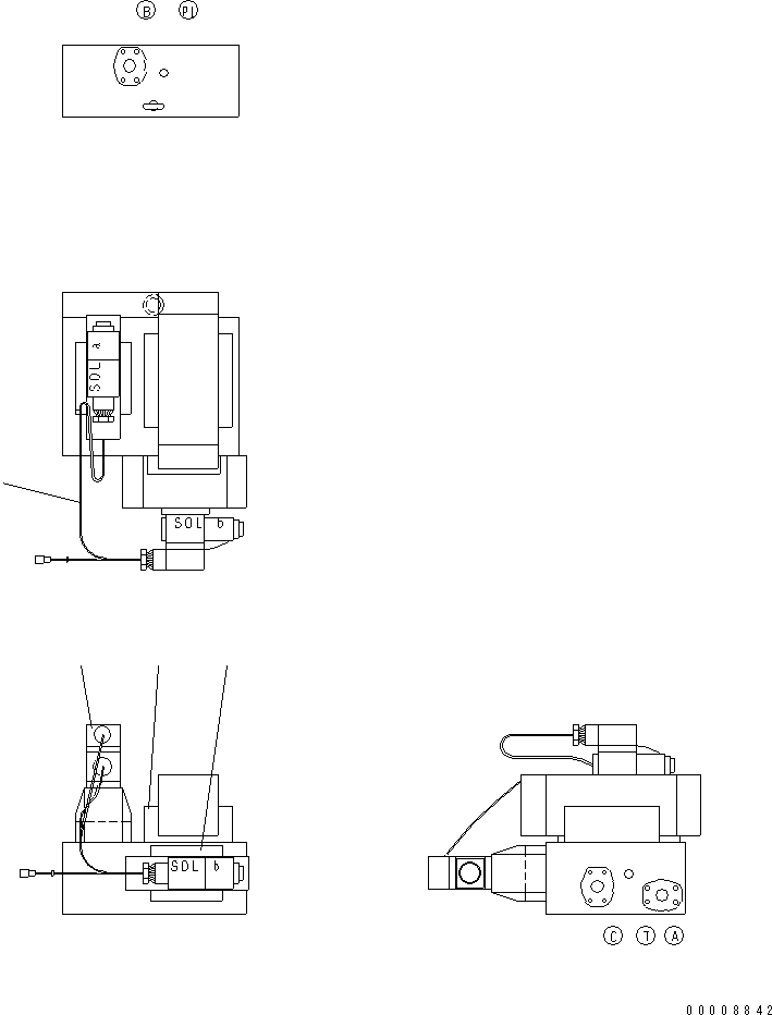 VALVE ASS'Y,DECO 41F-64-13110 KOMATSU