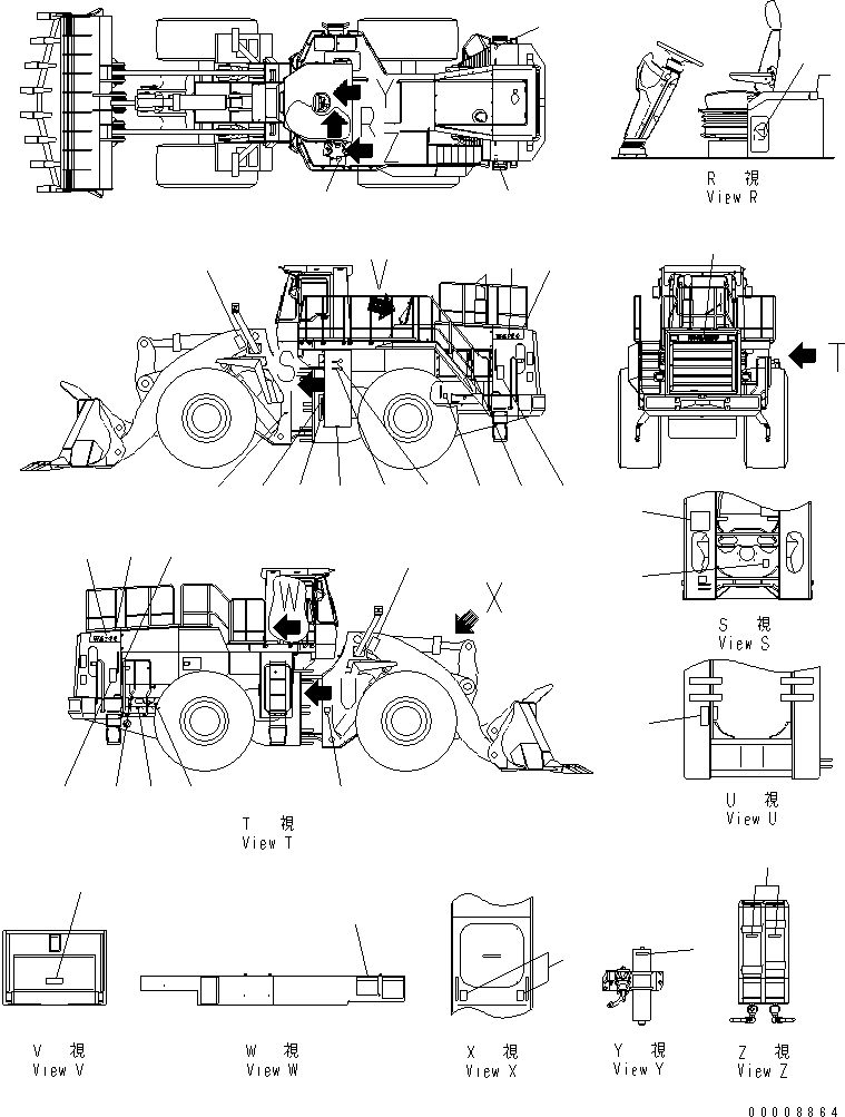 PLATE, CAUTION,BRAKE OIL 09811-03000 KOMATSU