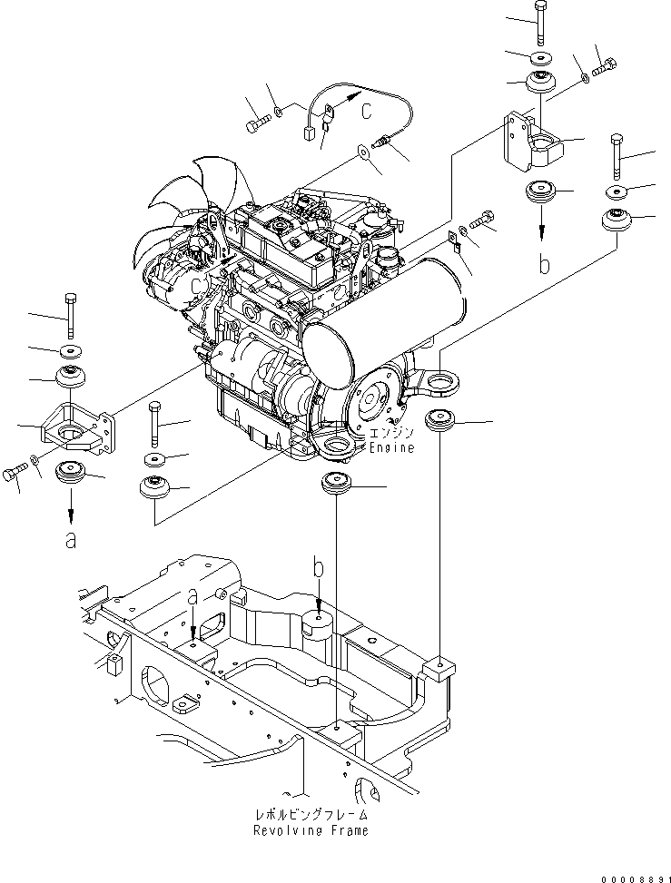 Кронштейн 22L-01-21113 KOMATSU