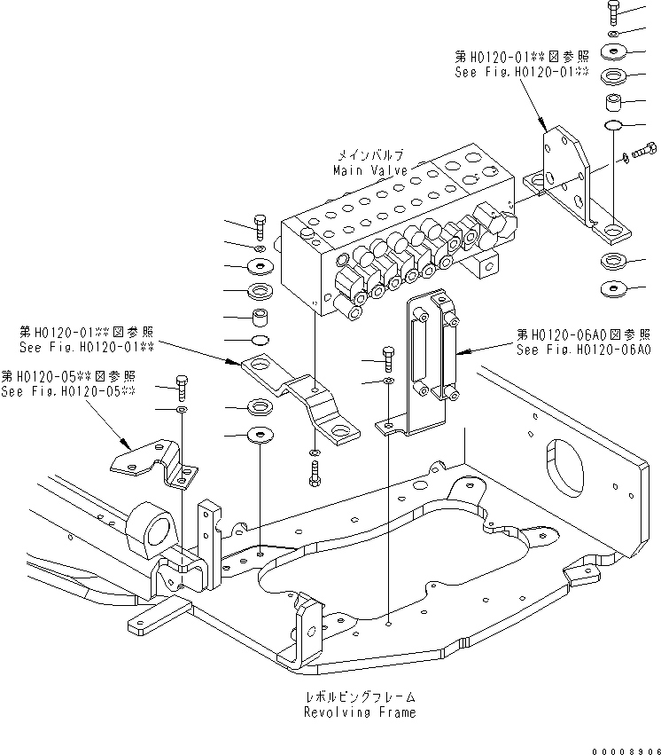 Амортизирующая подушка 201-910-6730 KOMATSU