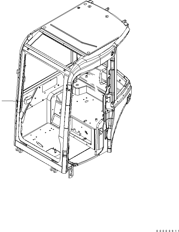 Пепельница 21J-54-13620 KOMATSU