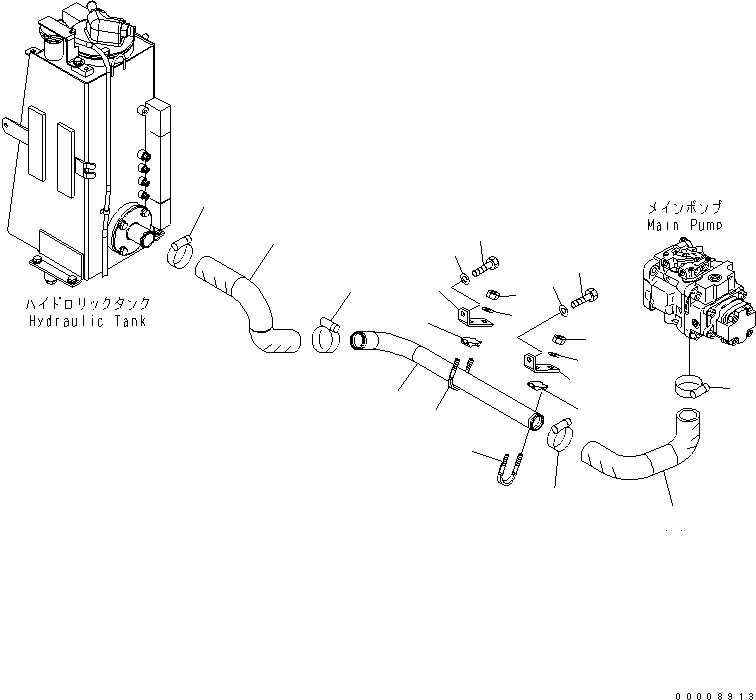 Гайка 37A-09-3B810 KOMATSU