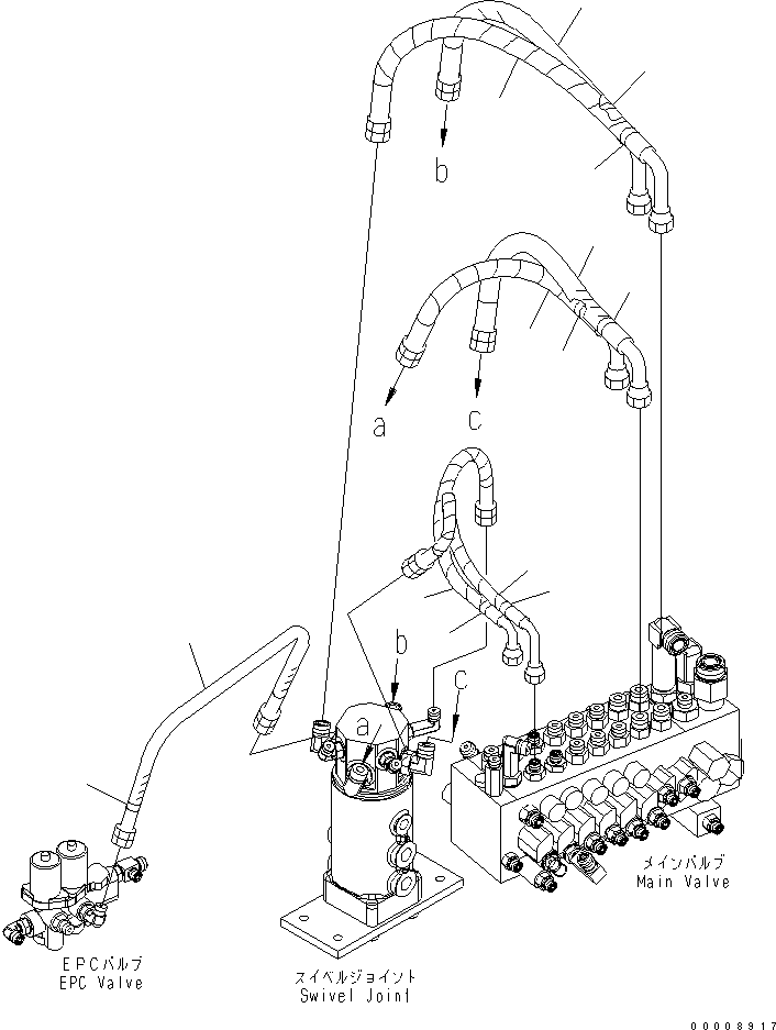 Шланг 22L-62-22741 KOMATSU