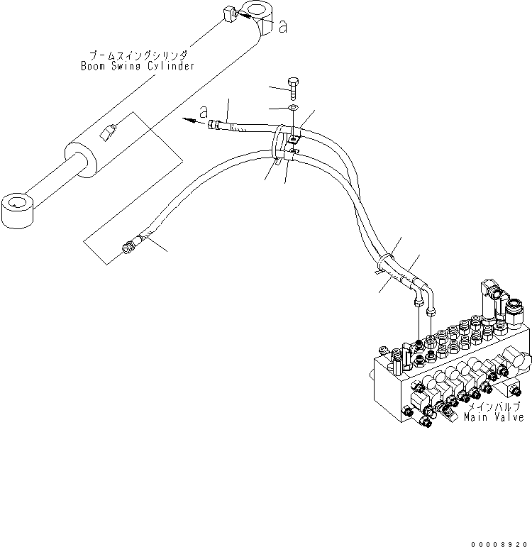 Шланг 22L-62-22792 KOMATSU