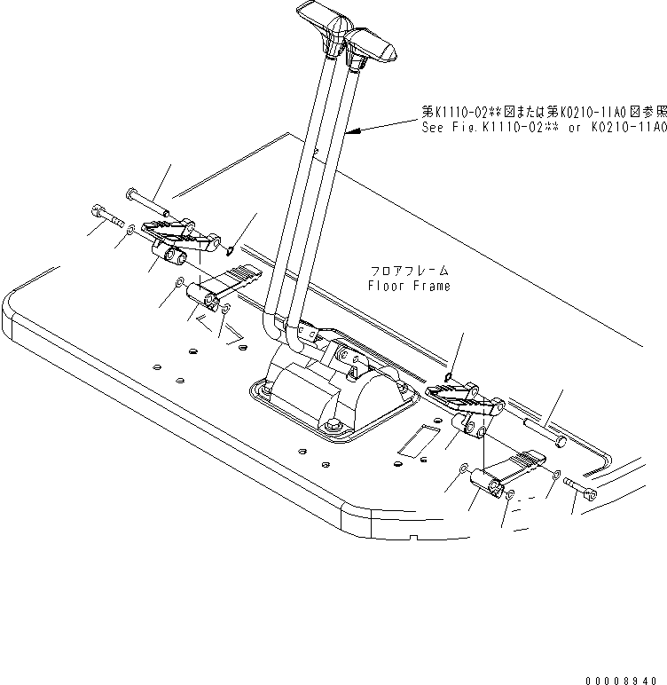 Болт с внутренним шестигранником 01252-81060 KOMATSU