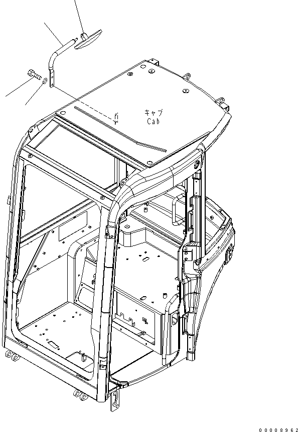 Кронштейн 22M-54-25260 KOMATSU