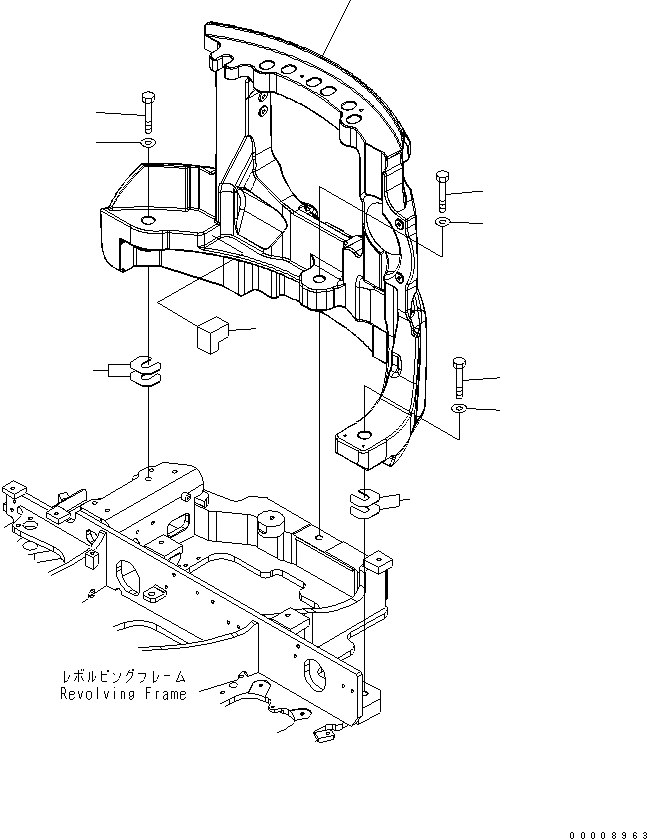 Груз 22F-46-21211 KOMATSU