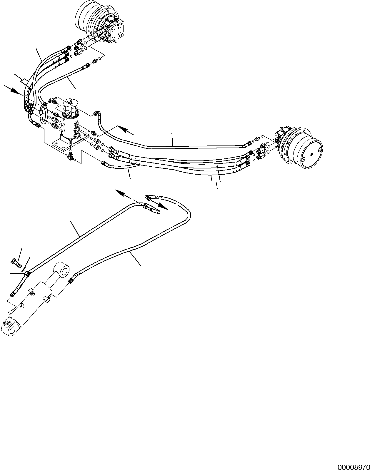 шланг 22L-62-21822 KOMATSU