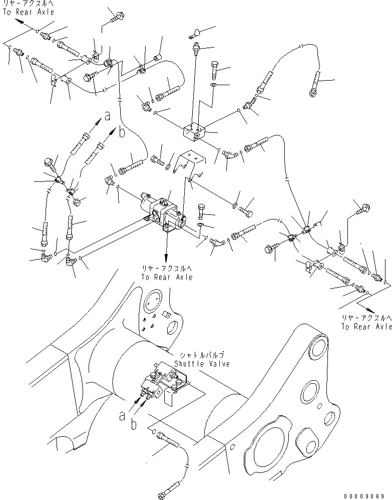шланг с торцевым уплотнением 02765-00507 KOMATSU