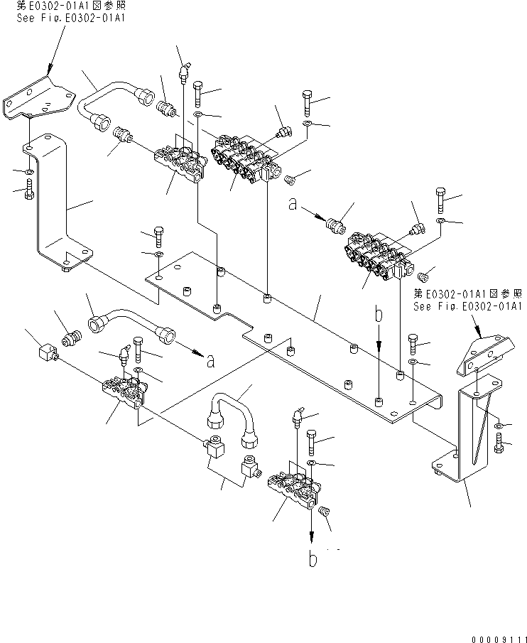 DISTRIBUTOR 566-95-6A280 KOMATSU