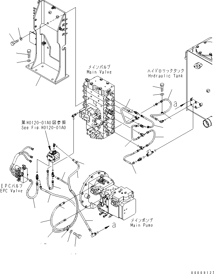 Шланг с торцевым уплотнением 02760-002A7 KOMATSU