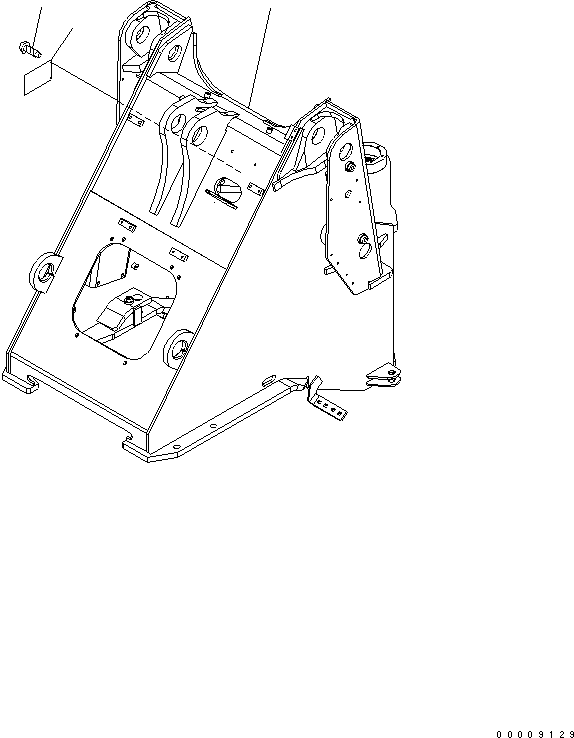 FRAME,FRONT 418-877-3390 KOMATSU