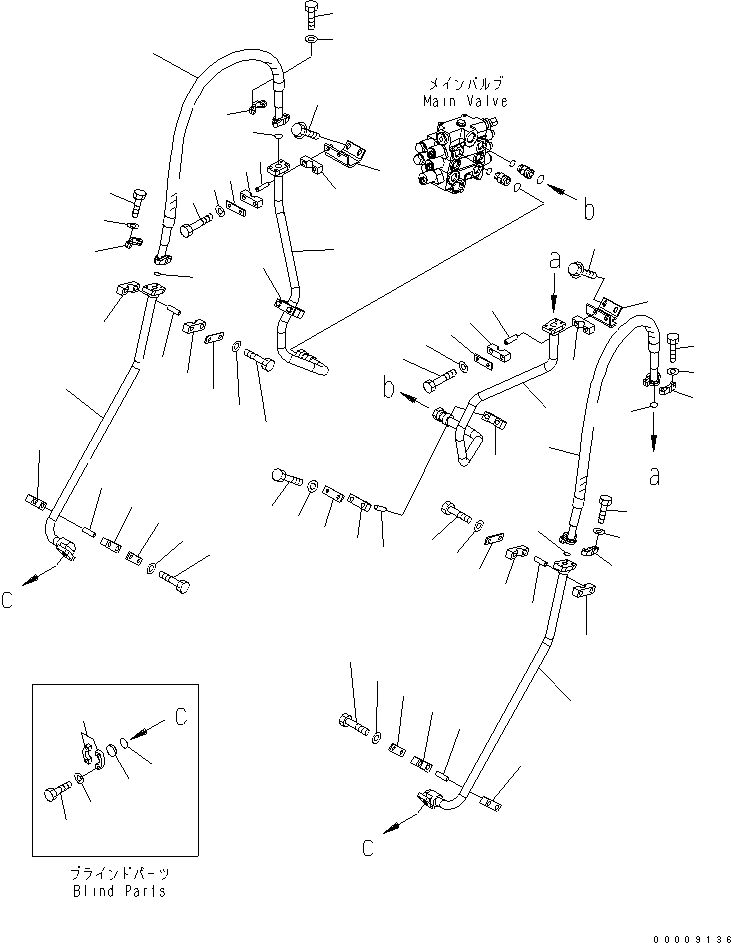 Трубка правая 418-877-2160 KOMATSU