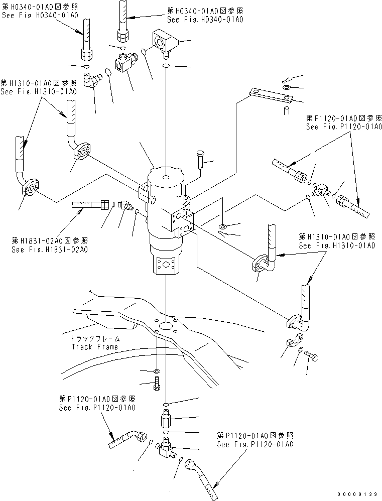 поворотное соединение в сборе (703-09-00220) KOMATSU
