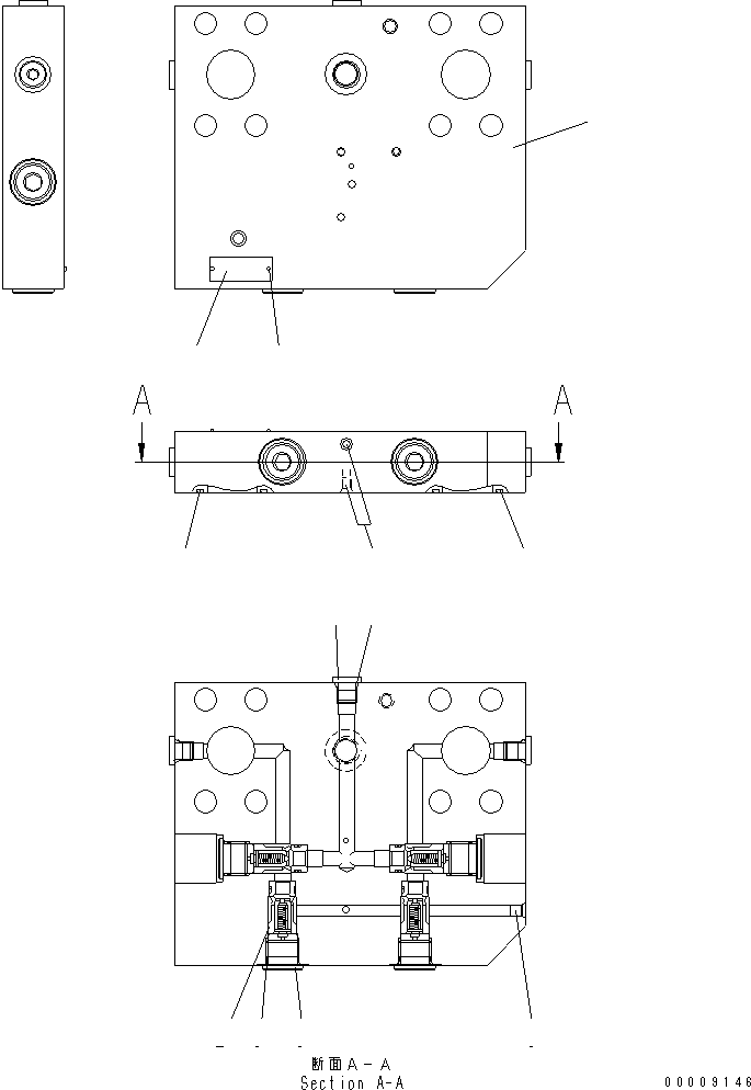 управляющий клапан в сборе UC4100699566 KOMATSU
