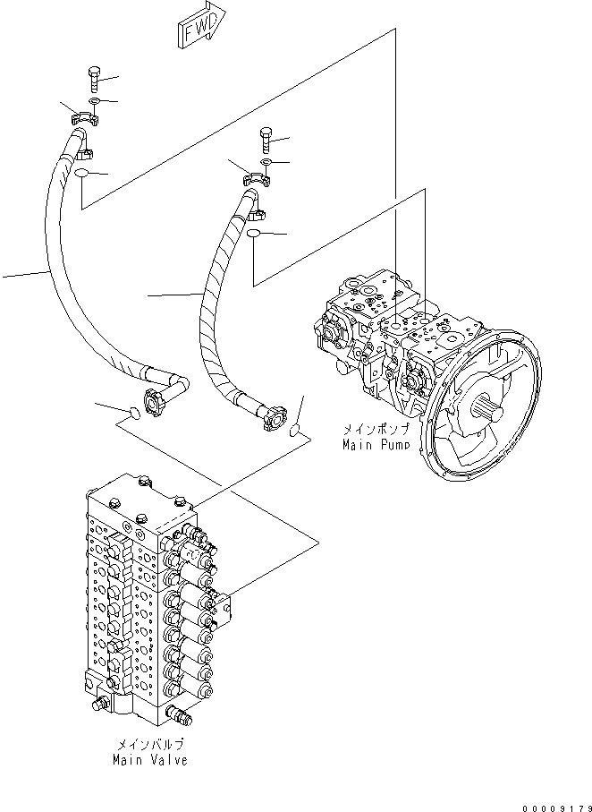 HOSE, 1000MM 8240-62-1750 KOMATSU