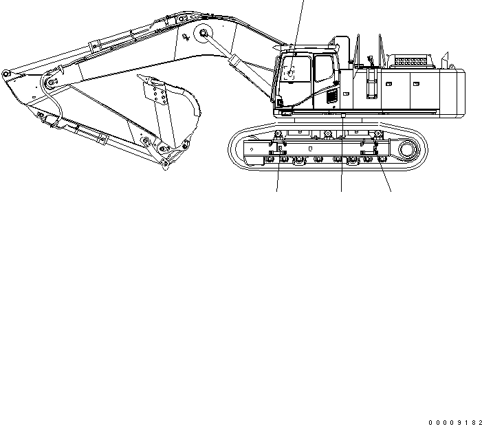 Маркировочная табличка 09960-61001 KOMATSU