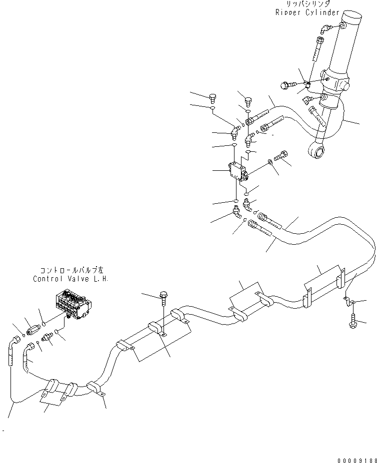 VALVE ASS'Y,RIPPER (23B-61-31103) KOMATSU
