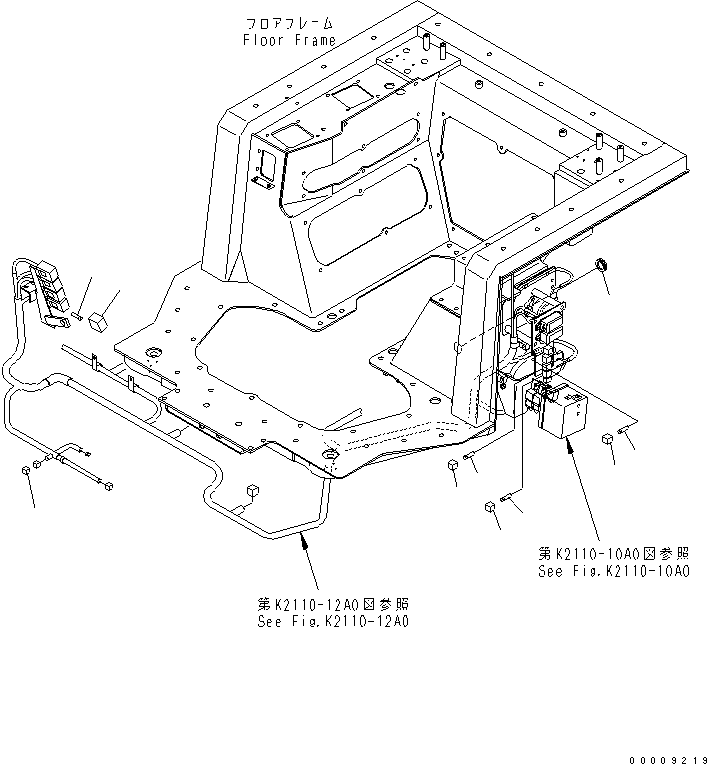 Корпус разъёма в сборе, штыревой 08055-10681 KOMATSU