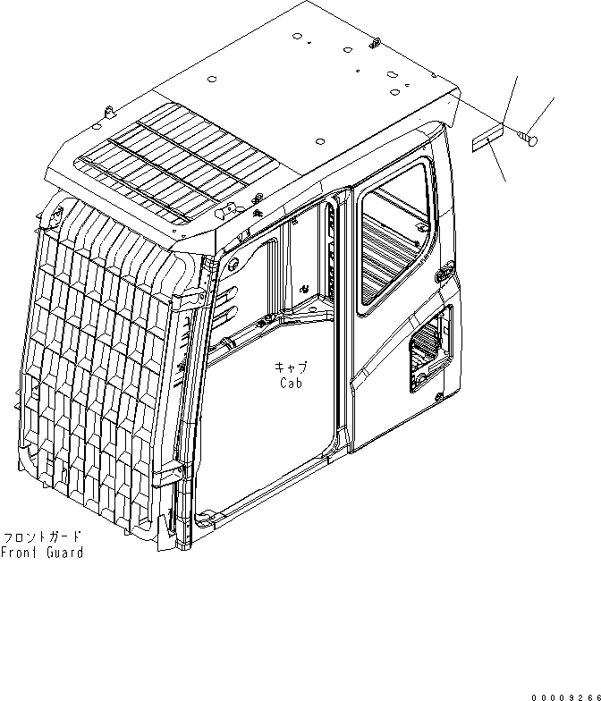 табличка предупреждающая 09620-D2140 KOMATSU