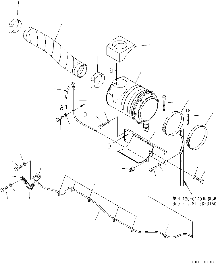 Шланг 08671-60140 KOMATSU
