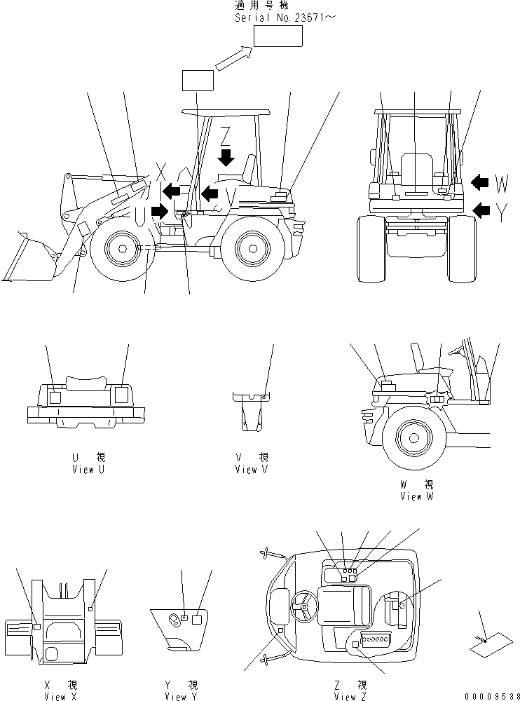 PLATE¤ MARK,WA30 362-93-41131 KOMATSU