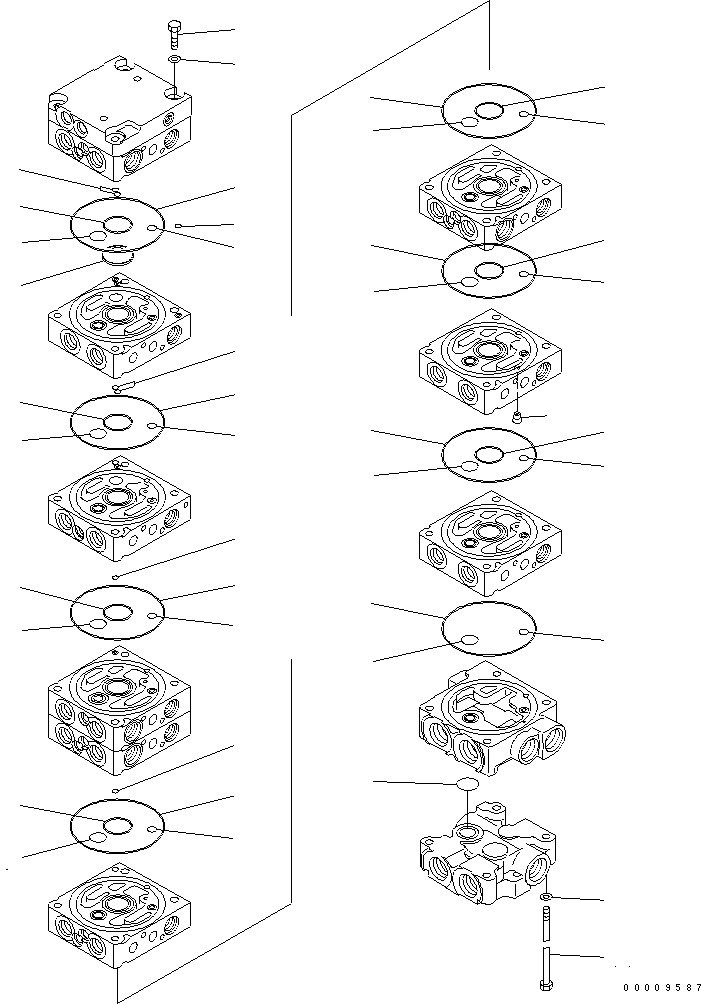 Управляющий клапан (723-19-13402) KOMATSU