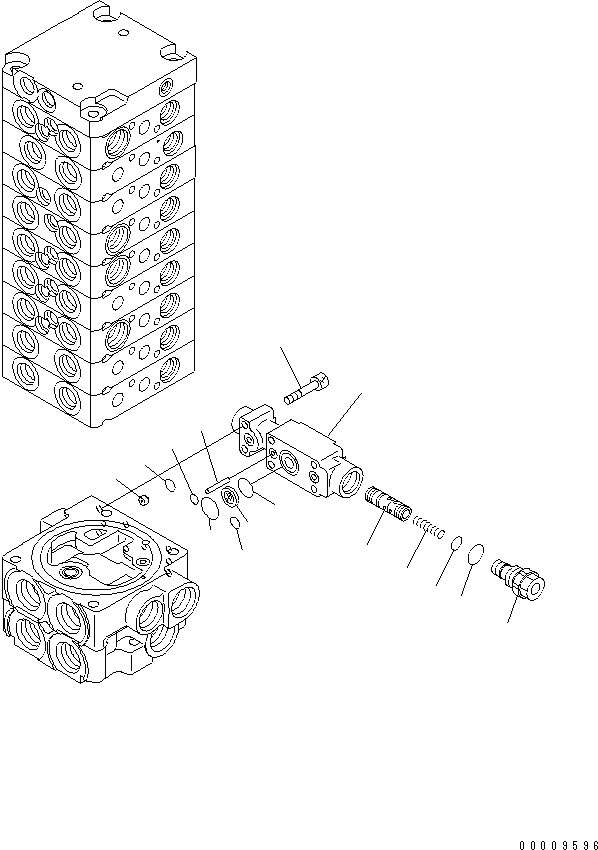 Valve Assembly, Control, EU or Turkey Specification 723-19-16702 KOMATSU