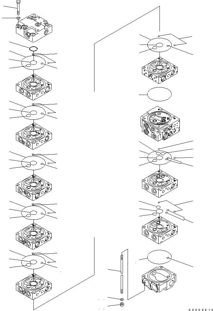 Управляющий клапан (723-18-15904) KOMATSU