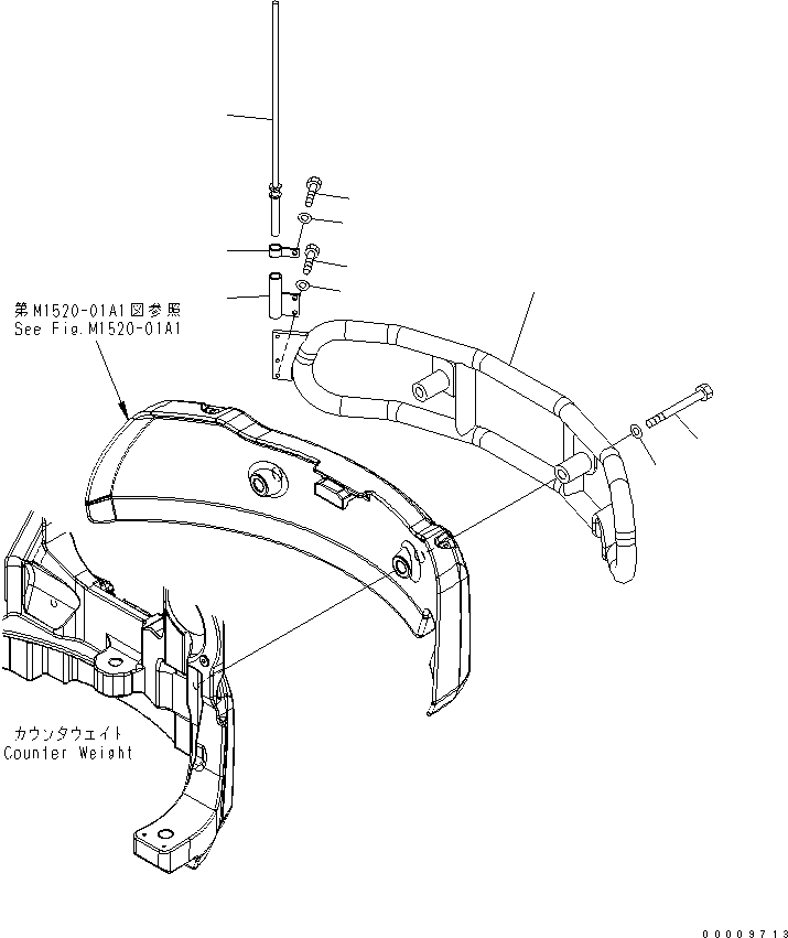 Болт 01011-82085 KOMATSU