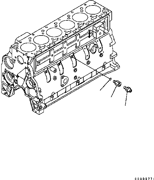 SENSOR, OIL PRESSURE 6732-81-3111 KOMATSU