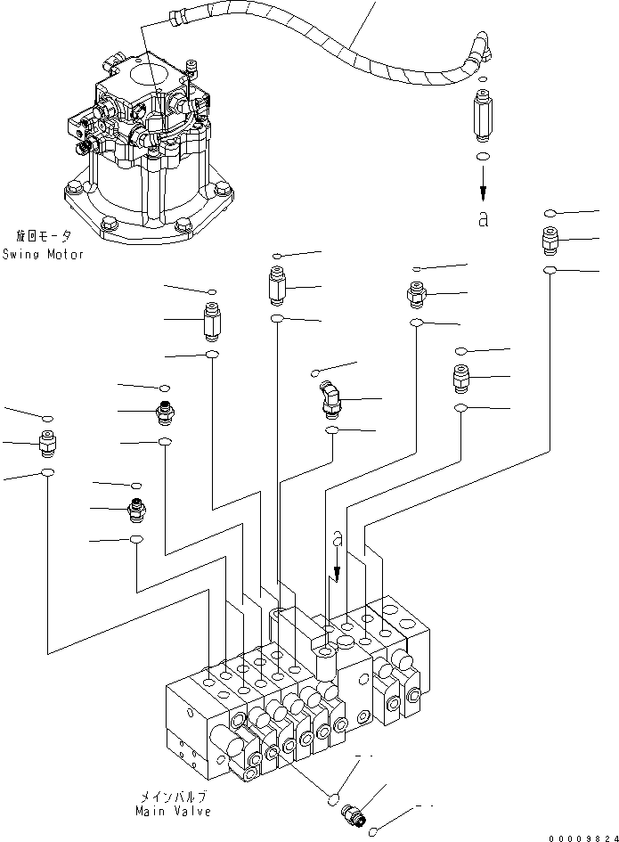 Уплотнительное кольцо круглого сечения 21D-09-69890 KOMATSU