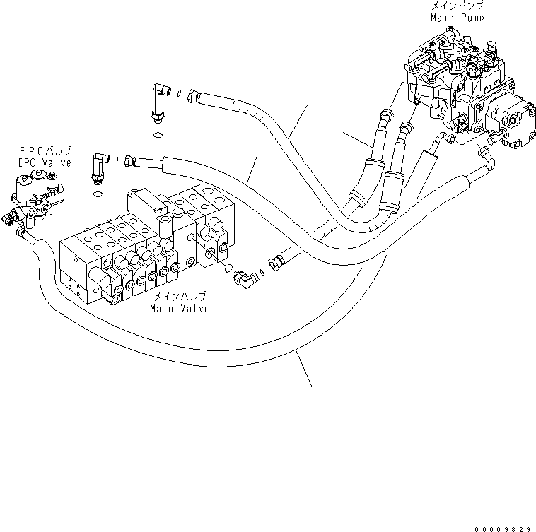 Шланг 22F-62-22170 KOMATSU