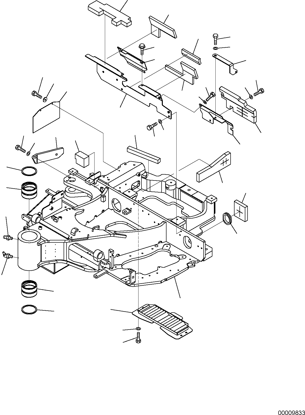 FRAME,REVOLVING 22F-46-21115 KOMATSU