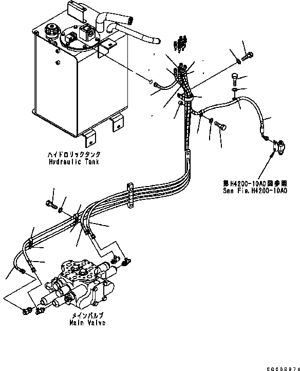 Шланг 419-62-33442 KOMATSU
