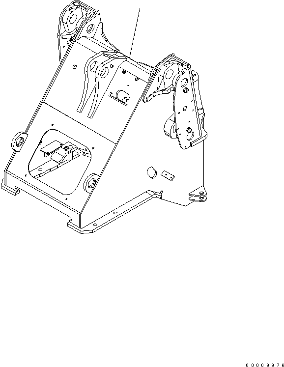 FRAME,JRB FRONT 419-879-A861 KOMATSU