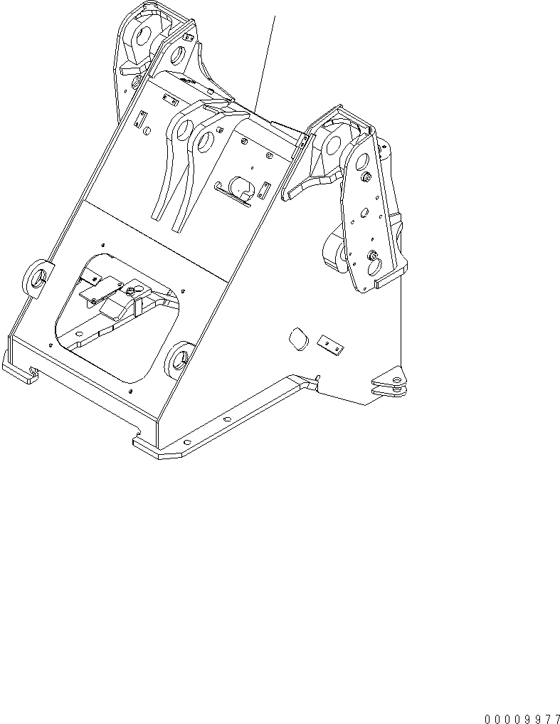 FRAME,FRONT 419-46-A3206 KOMATSU