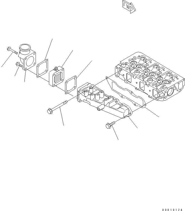 прокладка YM129100-77510 KOMATSU