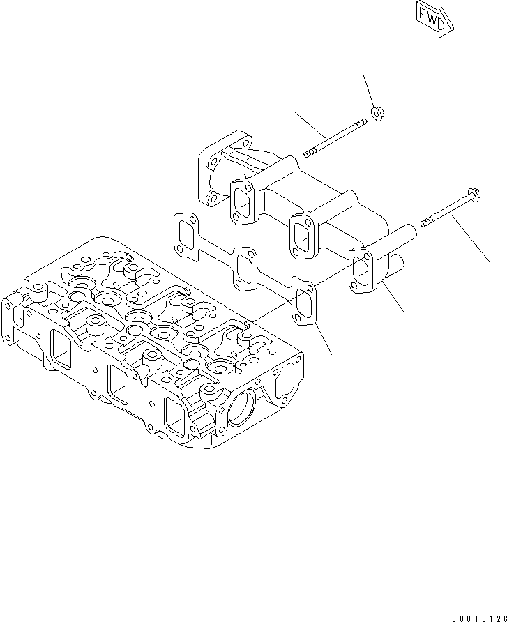 Прокладка YM129150-13110 KOMATSU