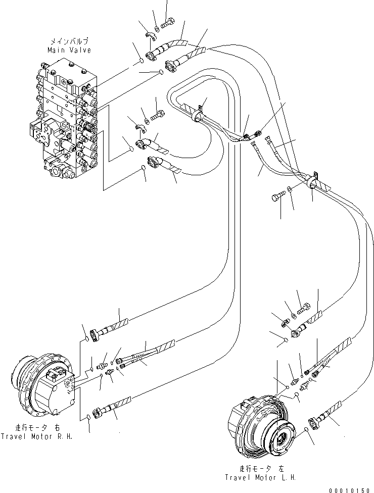 Шланг 02760-00225 KOMATSU