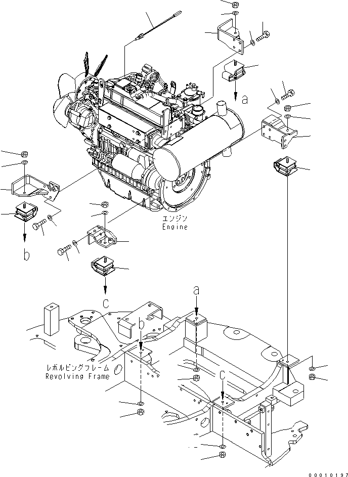 Кронштейн правый 22M-01-21132 KOMATSU