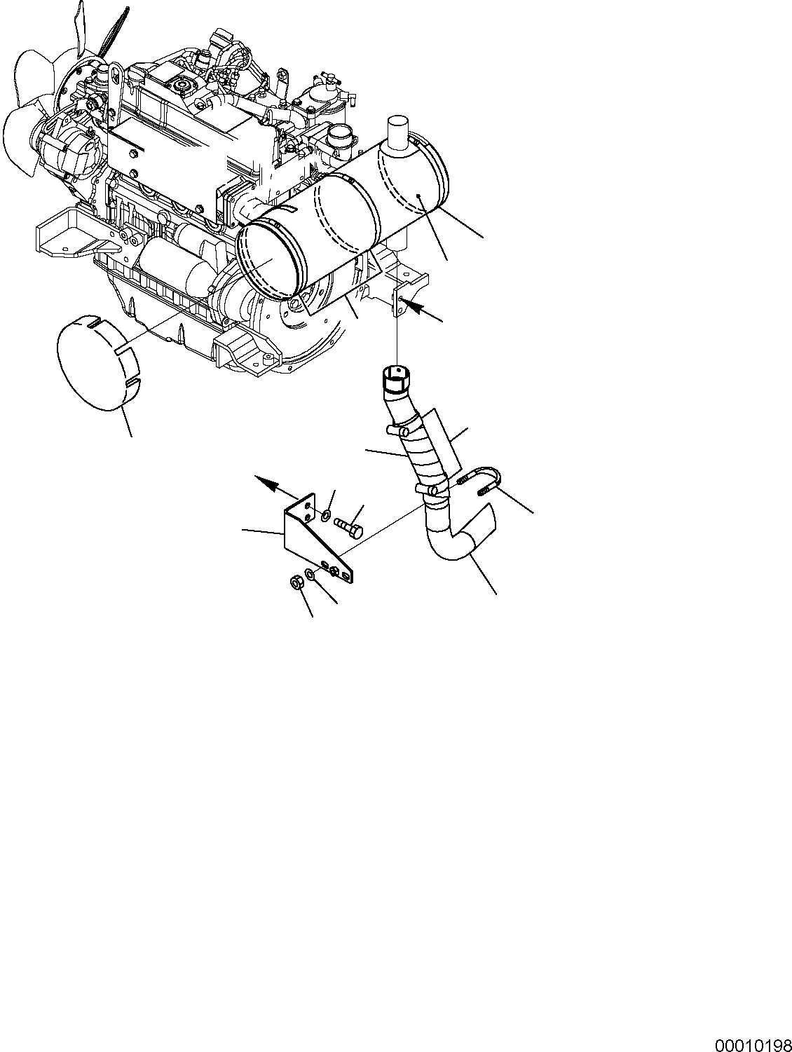 Хомут 21D-01-13360 KOMATSU