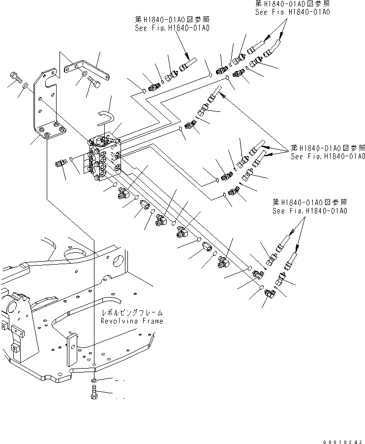 Кронштейн 22M-62-24112 KOMATSU