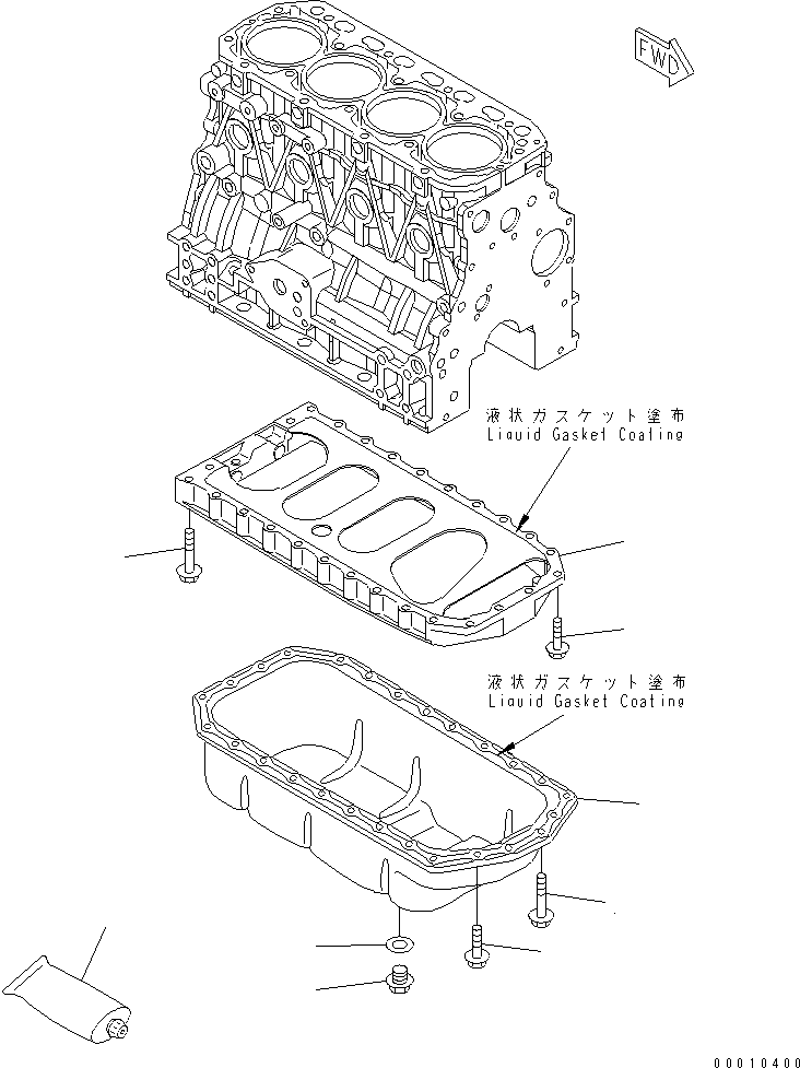 Пробка YM119640-01640 KOMATSU