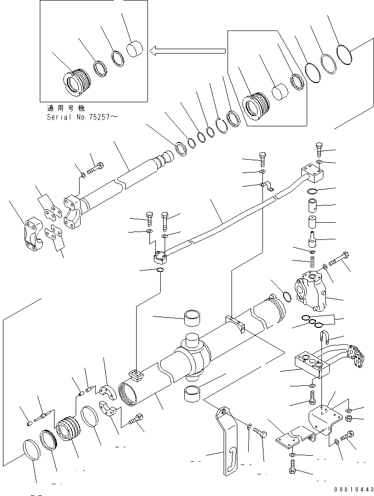 Упорное кольцо 175-63-14460 KOMATSU