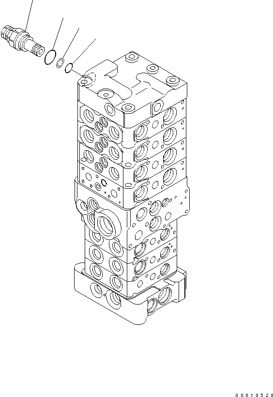 Управляющий клапан (723-27-50600) KOMATSU